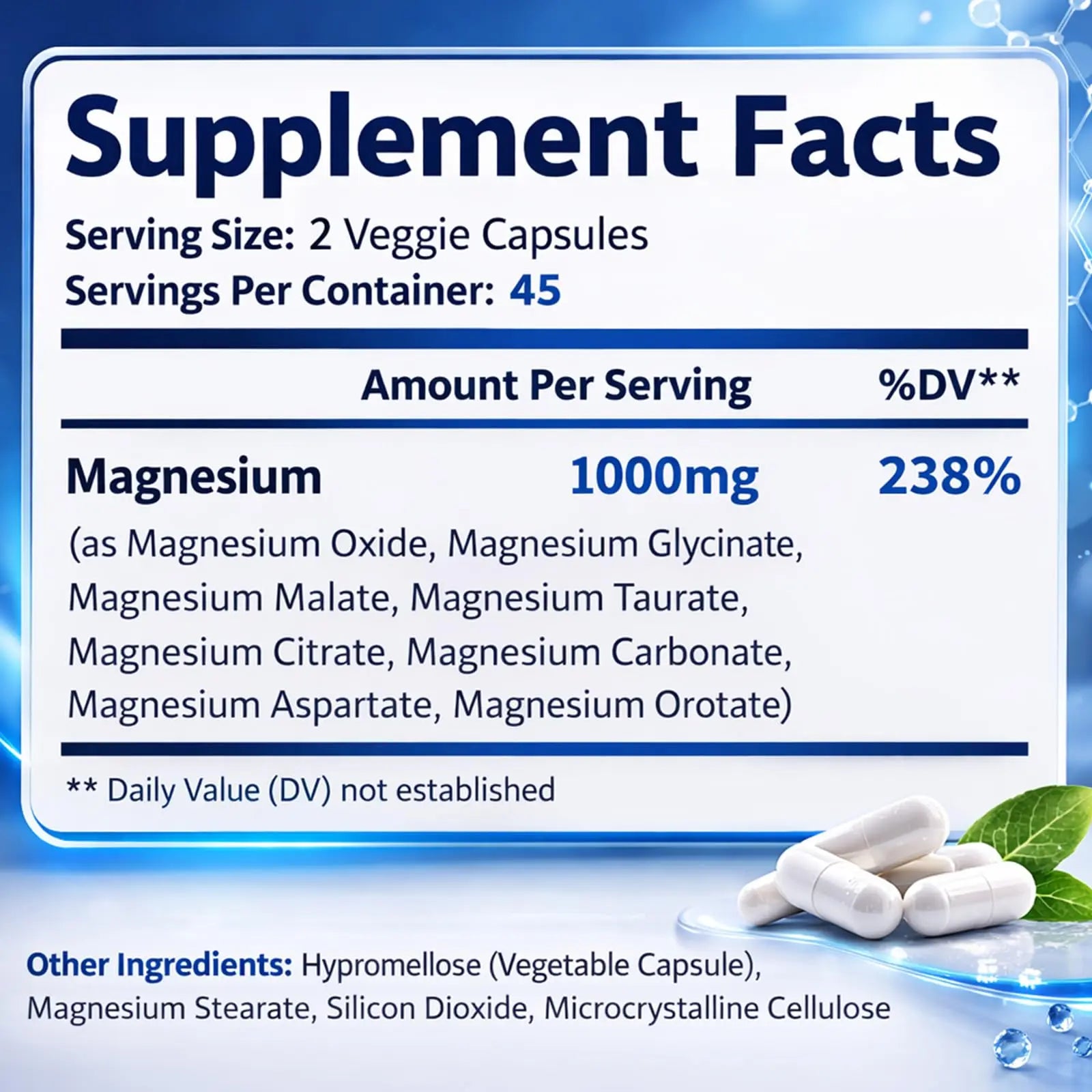 Top Nurex Magnesium Complex Supplement for Women & Men | 1000mg Maximum Absorption | 8 Magnesium Forms Including Glycinate, Citrate, Malate | Supports Relaxation, Sleep, Bone Strength | 90 Capsules Art animenz supplements