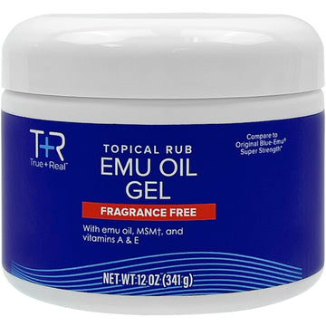 True+Real Emu Oil Gel, 12 oz True+RealAu supplements