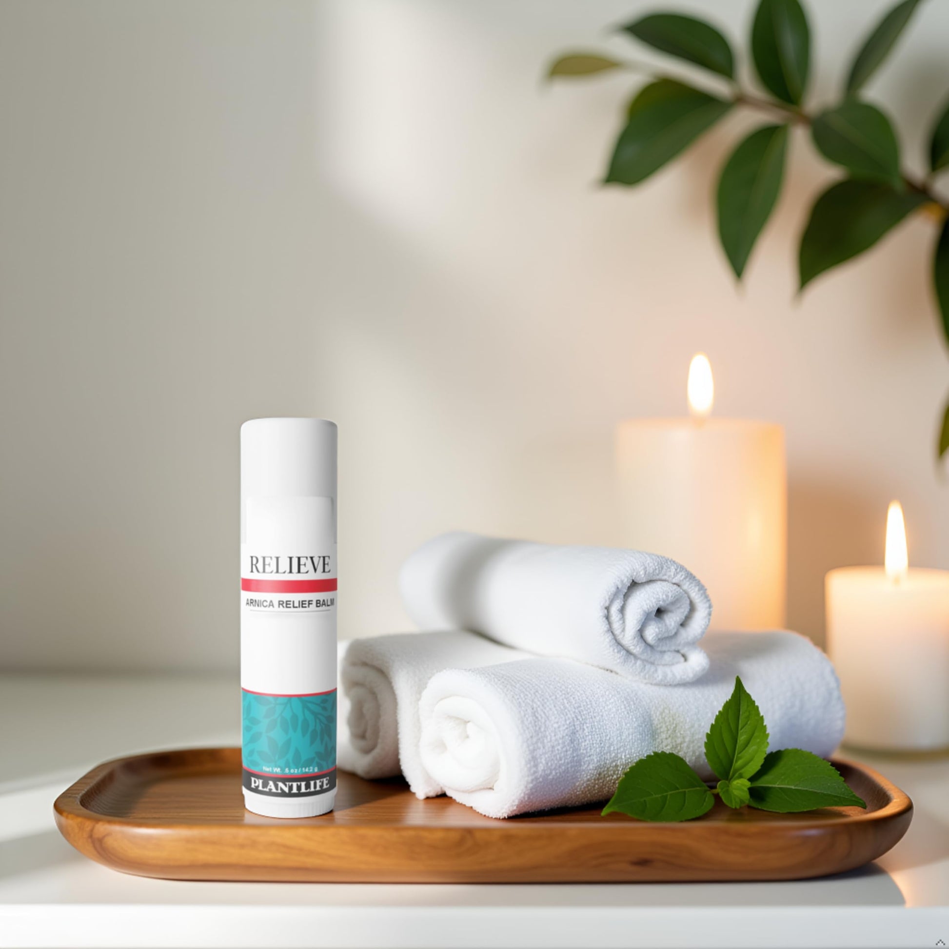 Plantlife Arnica Relieve Balm - Made with Arnica and 100% Pure Essential Oils - Relieve Products are a Homeopathic Solution for Everyday Use - Works Quickly and Effectively - Made in California PlantlifeAu supplements