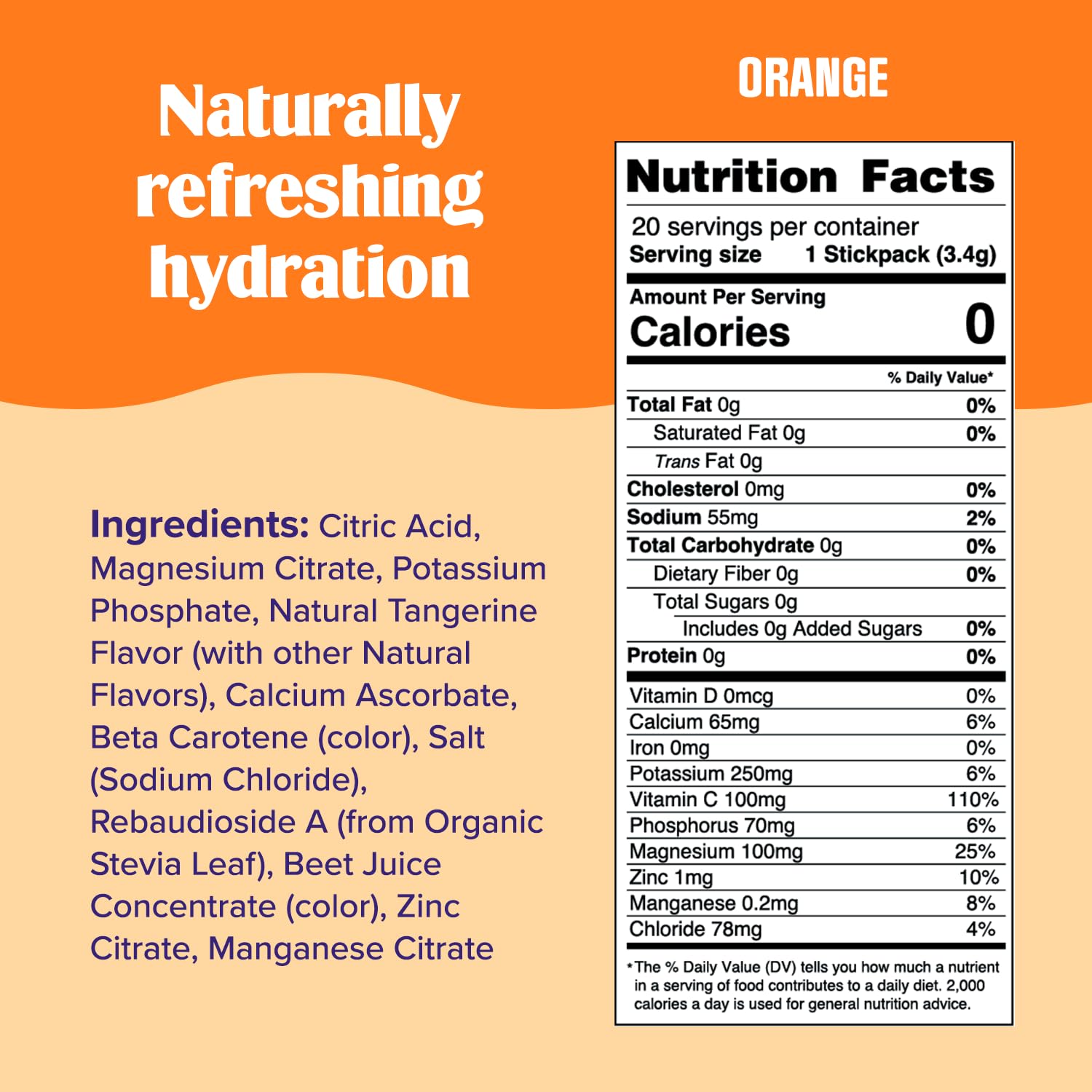 Ultima Replenisher Daily Electrolyte Drink Mix – Orange, 20 Stickpacks – Hydration Ultima ReplenisherAu supplements