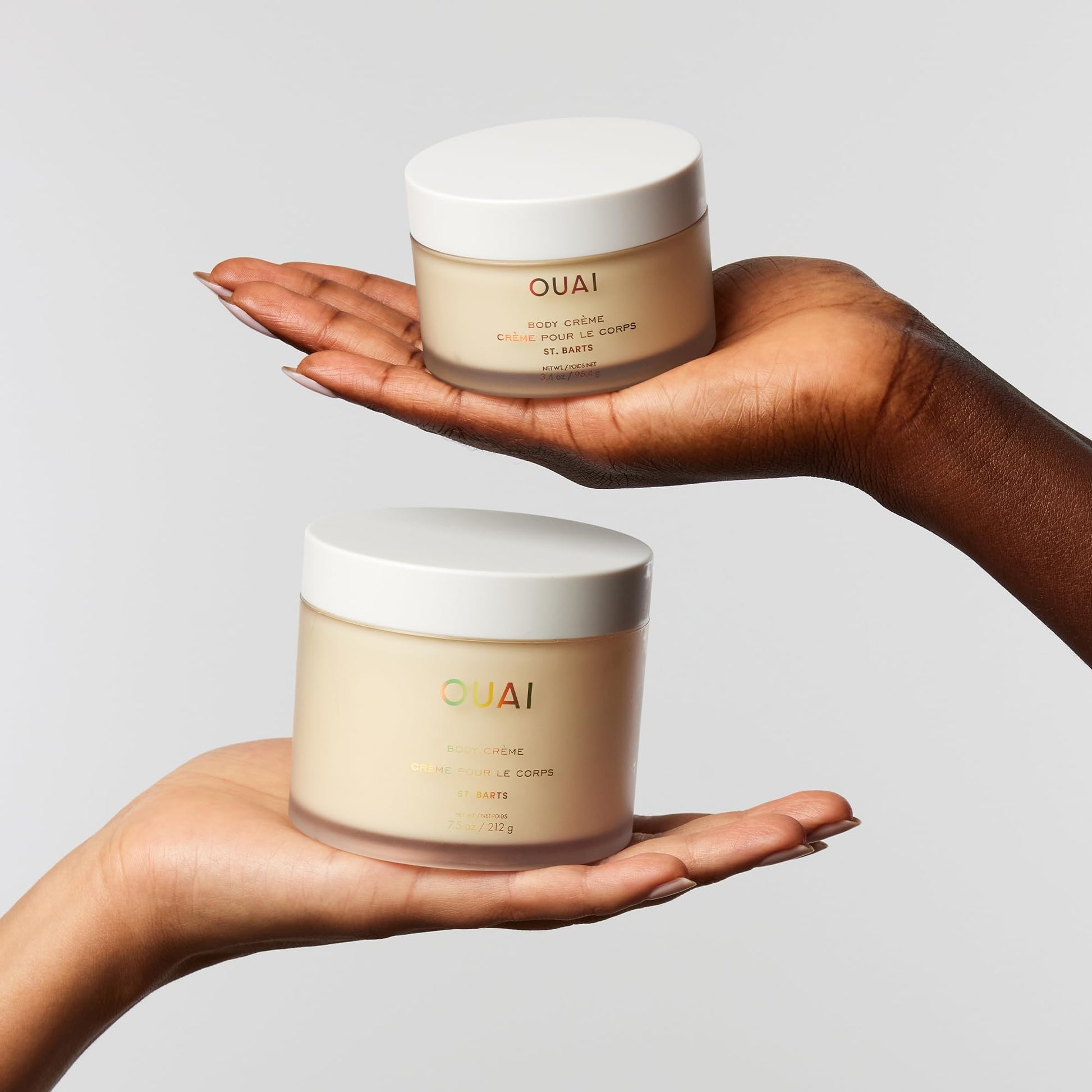 OUAI Body Creme, St. Barts Travel Size - Hydrating Whipped Body Cream with Cupuaçu Butter, Coconut Oil & Squalane - Softens Skin & Delivers Radiant Glow - Sulfate-Free Skin Care (3.4 oz) OUAIAu supplements