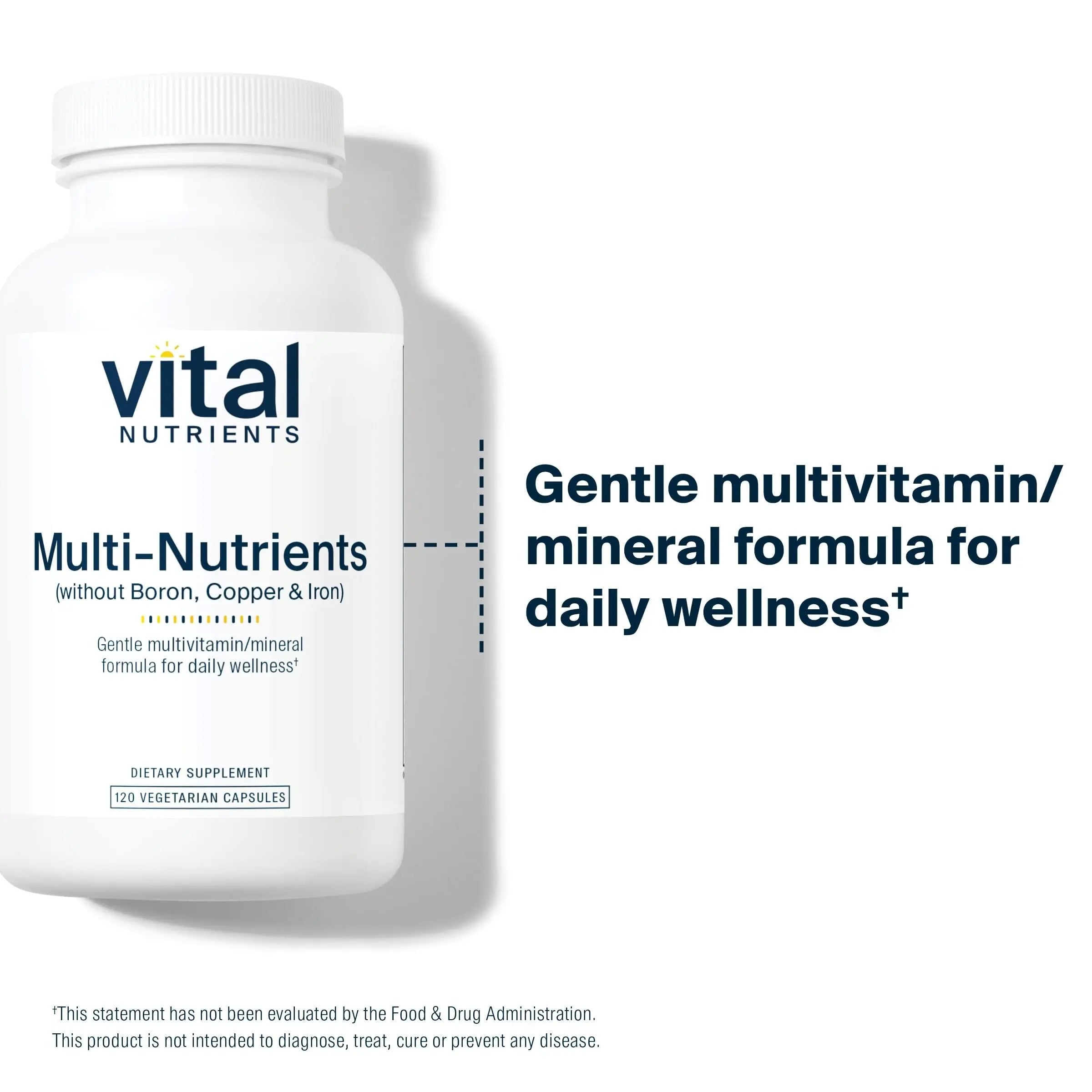 Vital Nutrients Multi-Nutrients 5 Ultra Antioxidant Formula | Boron, Copper, and Iron Free | Vegetarian Daily Multivitamin and Mineral Vital NutrientsAu supplements