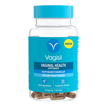 Vagisil Vaginal Health Supplements, Clinically-Proven Probiotics, Promotes Vaginal Health VagisilAu supplements