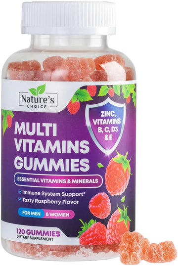 Multivitamin Gummies for Adults - Complete Adult Multivitamins Gummy with Essential Vitamins A, C, D, E, & High Potency B12 for Women & Men Nature's ChoiceAu supplements