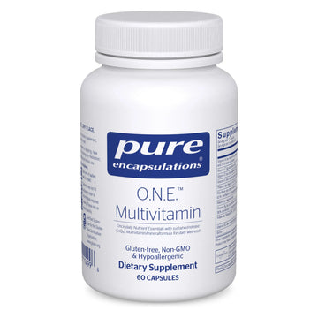 Pure Encapsulations O.N.E. Multivitamin - Once Daily Multivitamin with Antioxidant Complex Metafolin, CoQ10, and Lutein to Support Vision, Cognitive Function, and Cellular Health* - 60 Capsules Pure EncapsulationsAu supplements