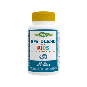 Nature's Way EFA Blend for Kids with vitamin E, Supports Eye and Brain Function*, 120 Softgels Nature's WayAu supplements