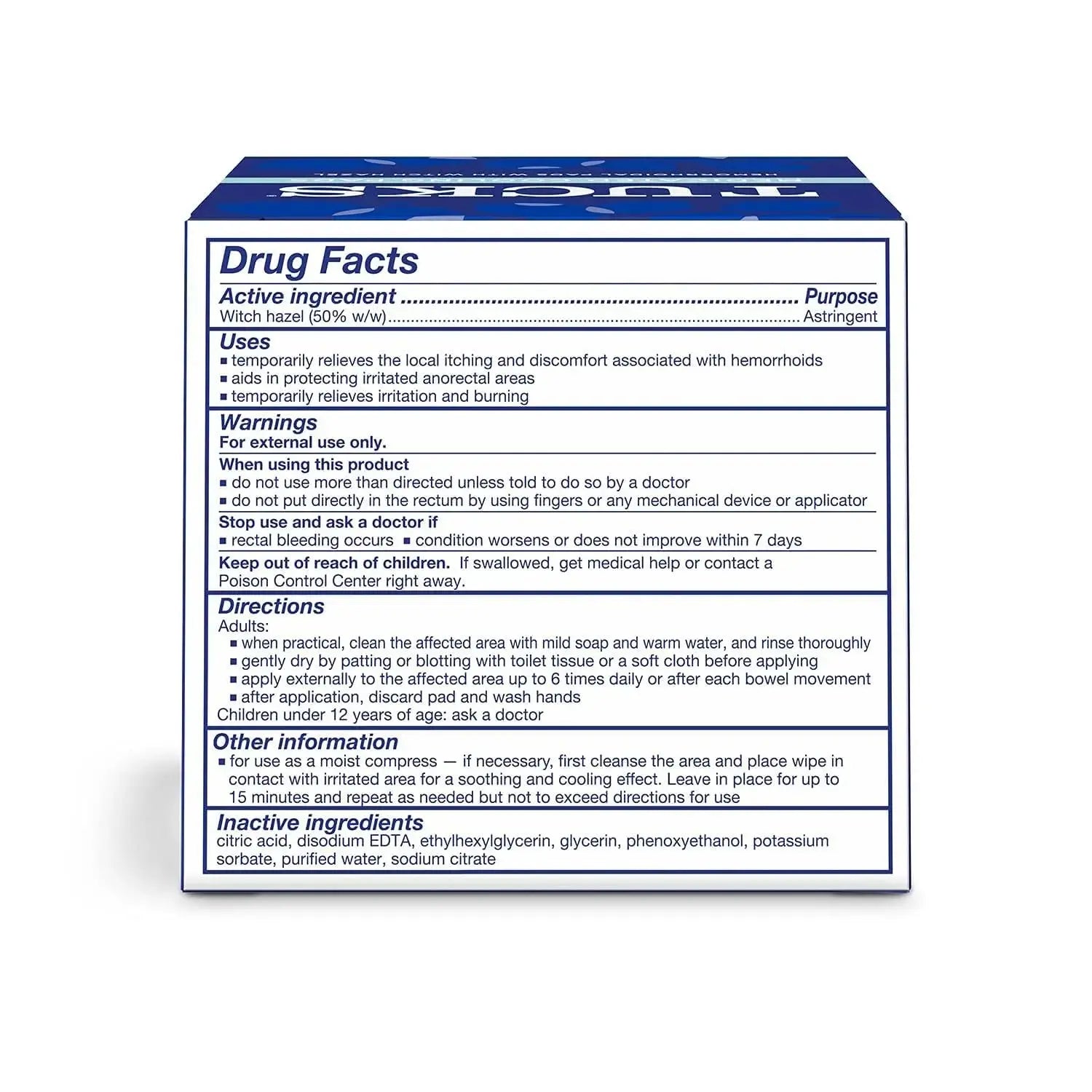 TUCKS Medicated Cooling Pads, 100 Count – Hemorrhoid Pads with Witch Hazel, Cleanses Sensitive Areas, Protects from Irritation, Hemorrhoid Treatment, Medicated Pads Used by Hospitals TUCKSAu supplements