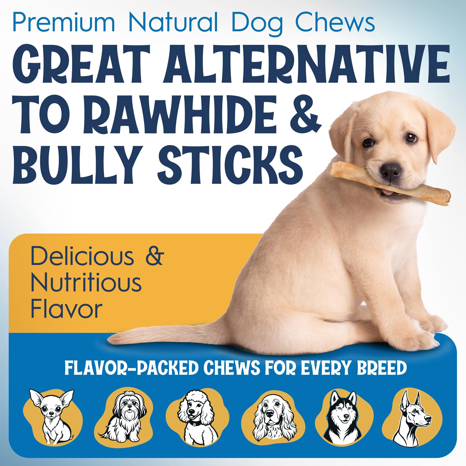 FETCHERONI 6" Collagen Sticks for Dogs – Low Odor Long-Lasting Bully Stick & Rawhide Alternative, Single Ingredient Beef Bone, High Protein Dental Treat, Vet Approved, Improves Joint Health – 5 Pack FETCHERONIAu supplements