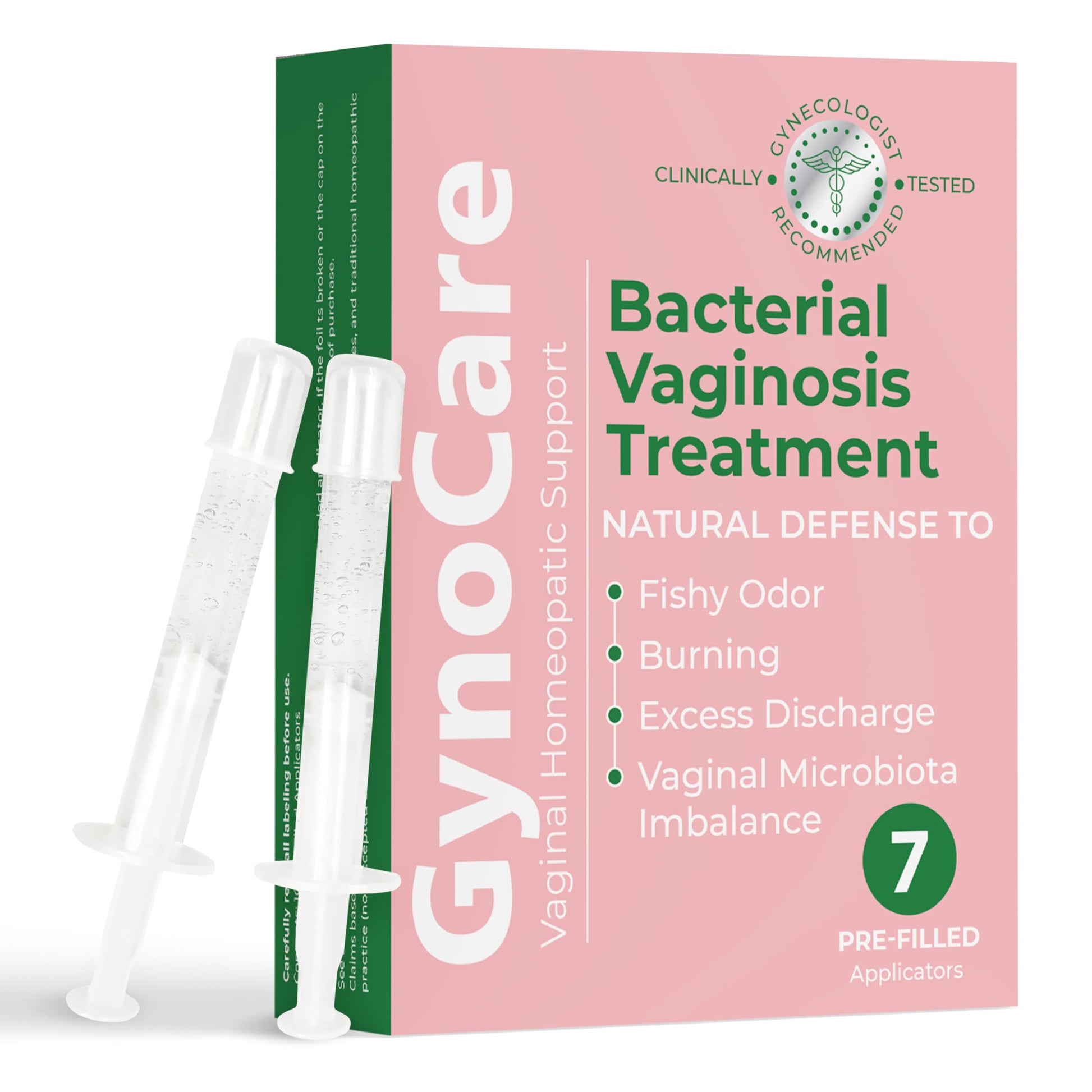 Bacterial Vaginosis Treatment - Natural Vaginal Prefilled Homeopathic Applicators for Odor, Terramed Just Think ComfortAu supplements