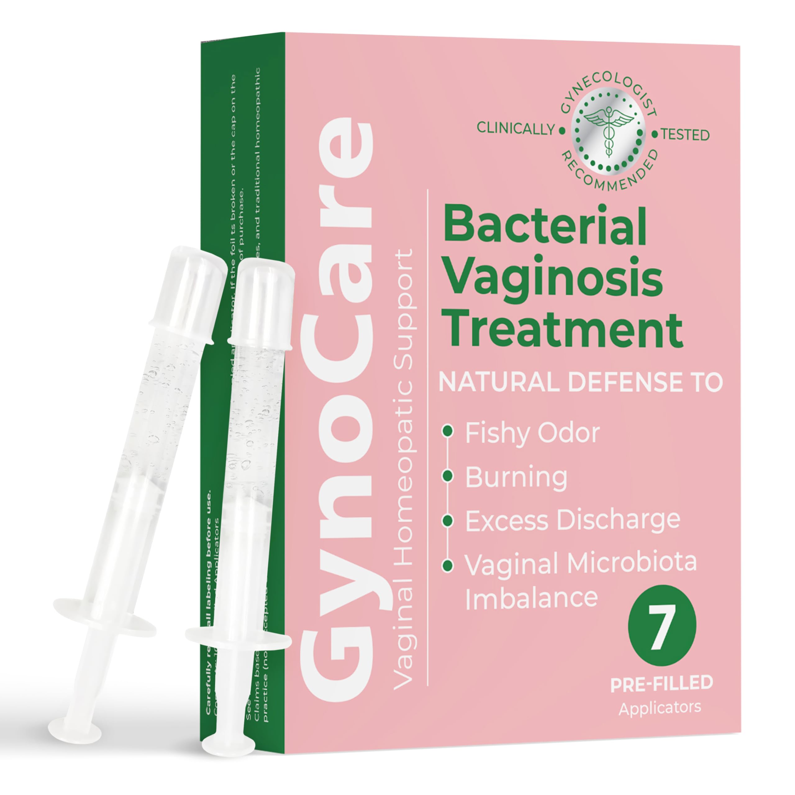 Bacterial Vaginosis Treatment - Natural Vaginal Prefilled Homeopathic Applicators for Odor, Terramed Just Think ComfortAu supplements