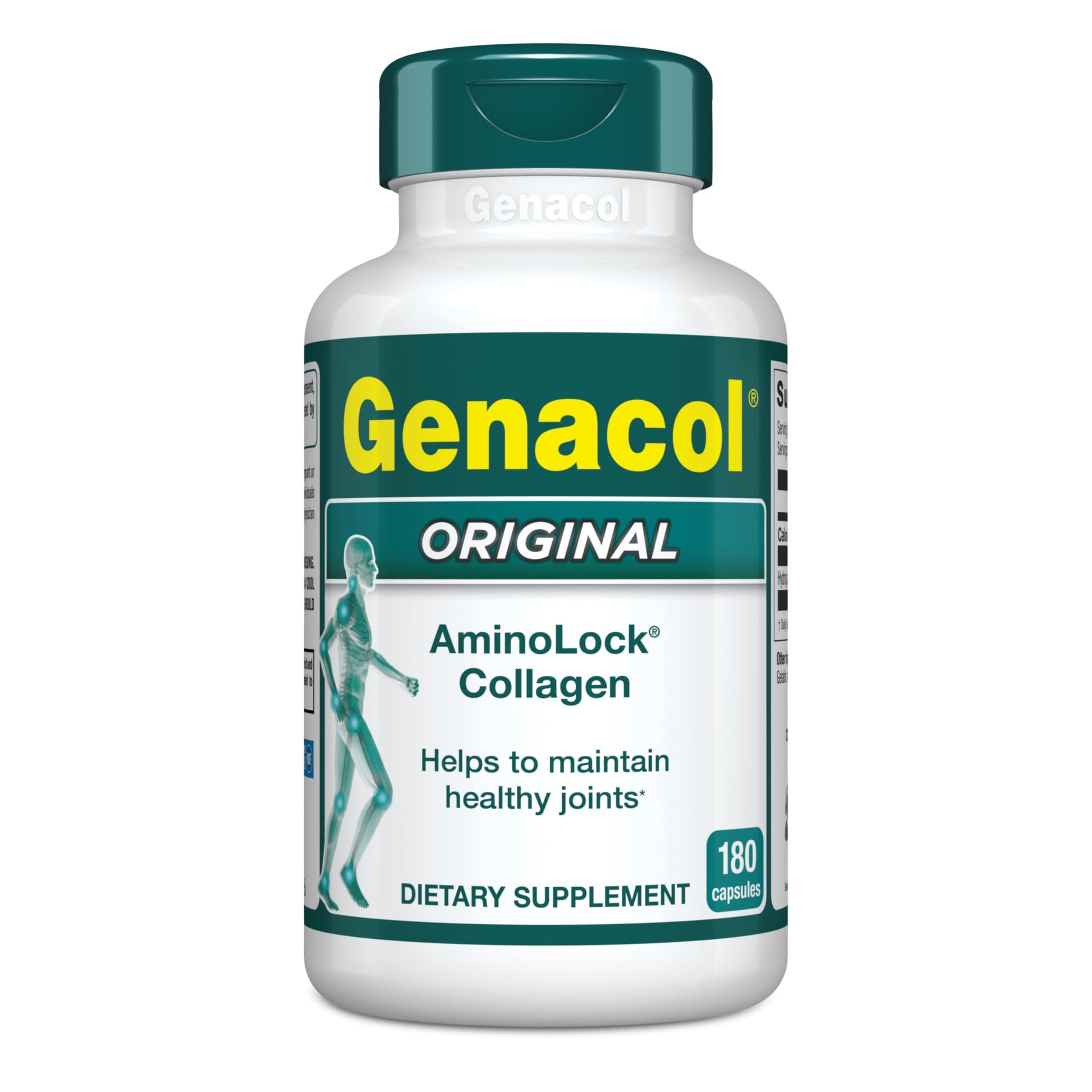 Collagen Peptides Joint Supplements for Men & Women by Genacol | Exclusive Hydrolyzed Collagen Pills | Helps Maintain Healthy Joints | Colageno Hidrolizado | Genacol Original 180 Capsules GenacolAu supplements