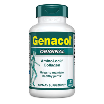 Collagen Peptides Joint Supplements for Men & Women by Genacol | Exclusive Hydrolyzed Collagen Pills | Helps Maintain Healthy Joints | Colageno Hidrolizado | Genacol Original 180 Capsules GenacolAu supplements