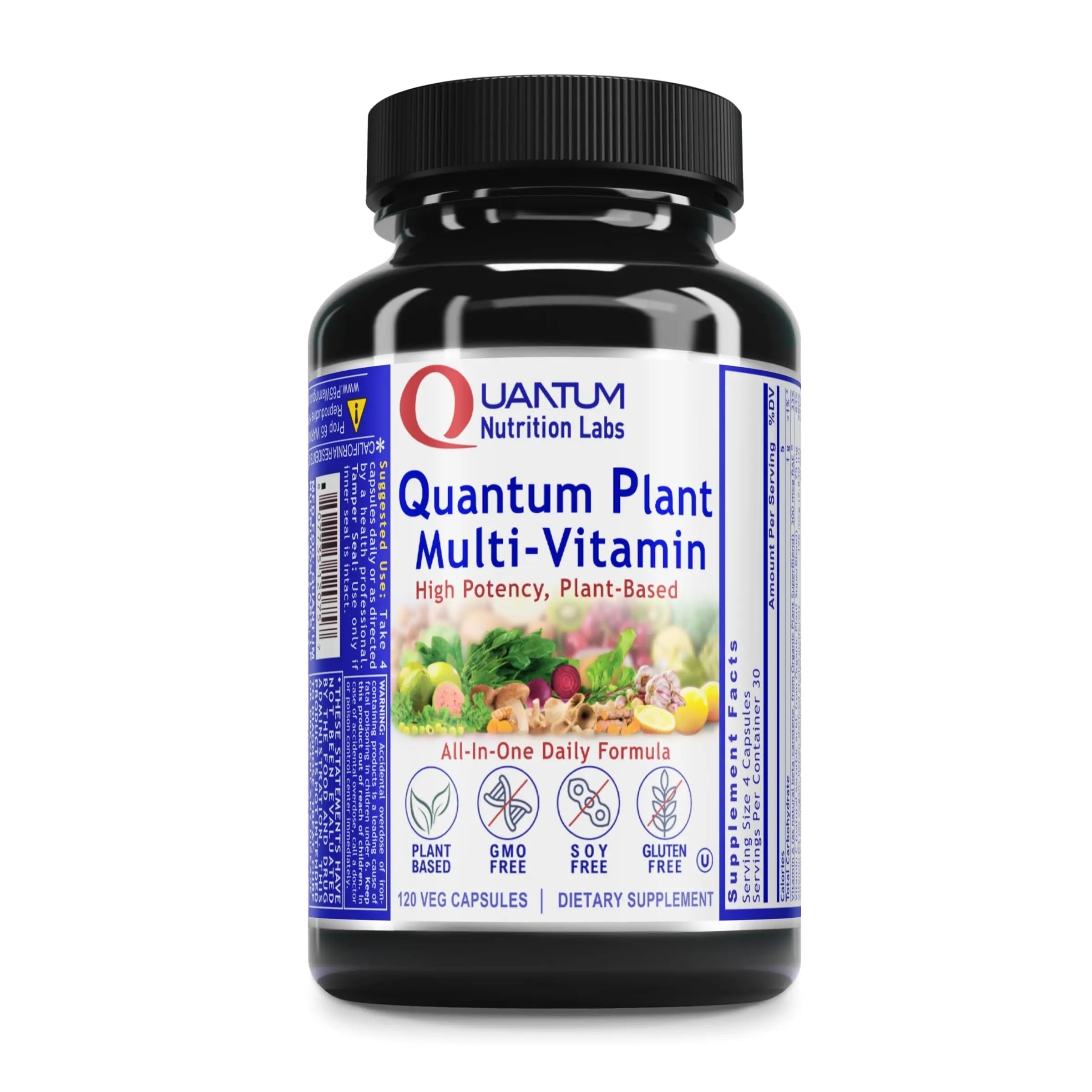 QNL Quantum Plant Multi-Vitamin - Complete Multivitamin - Immune Support for Adults - Natural Multivitamin for Men & Women Quantum NutritionAu supplements