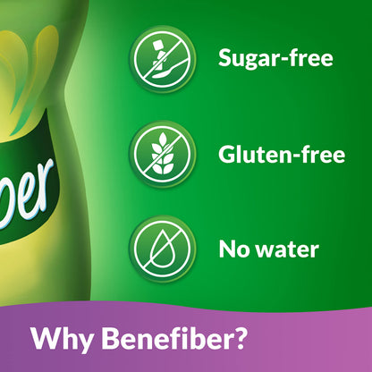 Benefiber Chewable Prebiotic Fiber Supplement Tablets for Digestive Health, Assorted Fruit Flavors BenefiberUS supplements