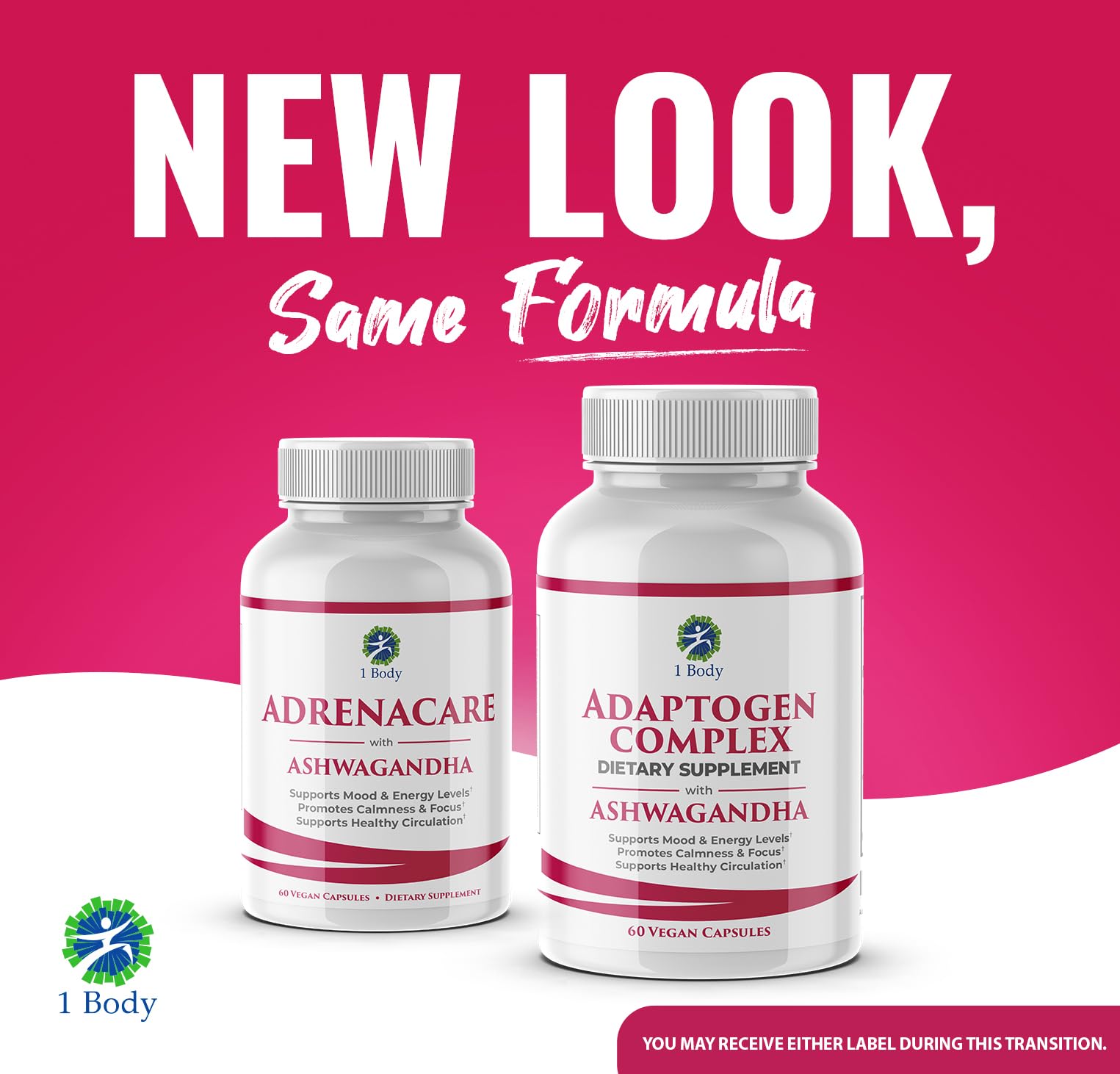 1 Body Adaptogen Complex with Ashwagandha 1 BodyAu supplements