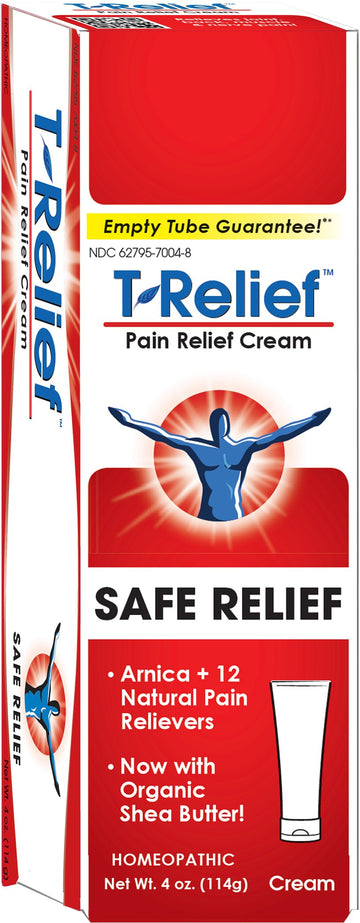 T-Relief Pain Relief cream,[114g] 4 oz MediNaturaAu supplements