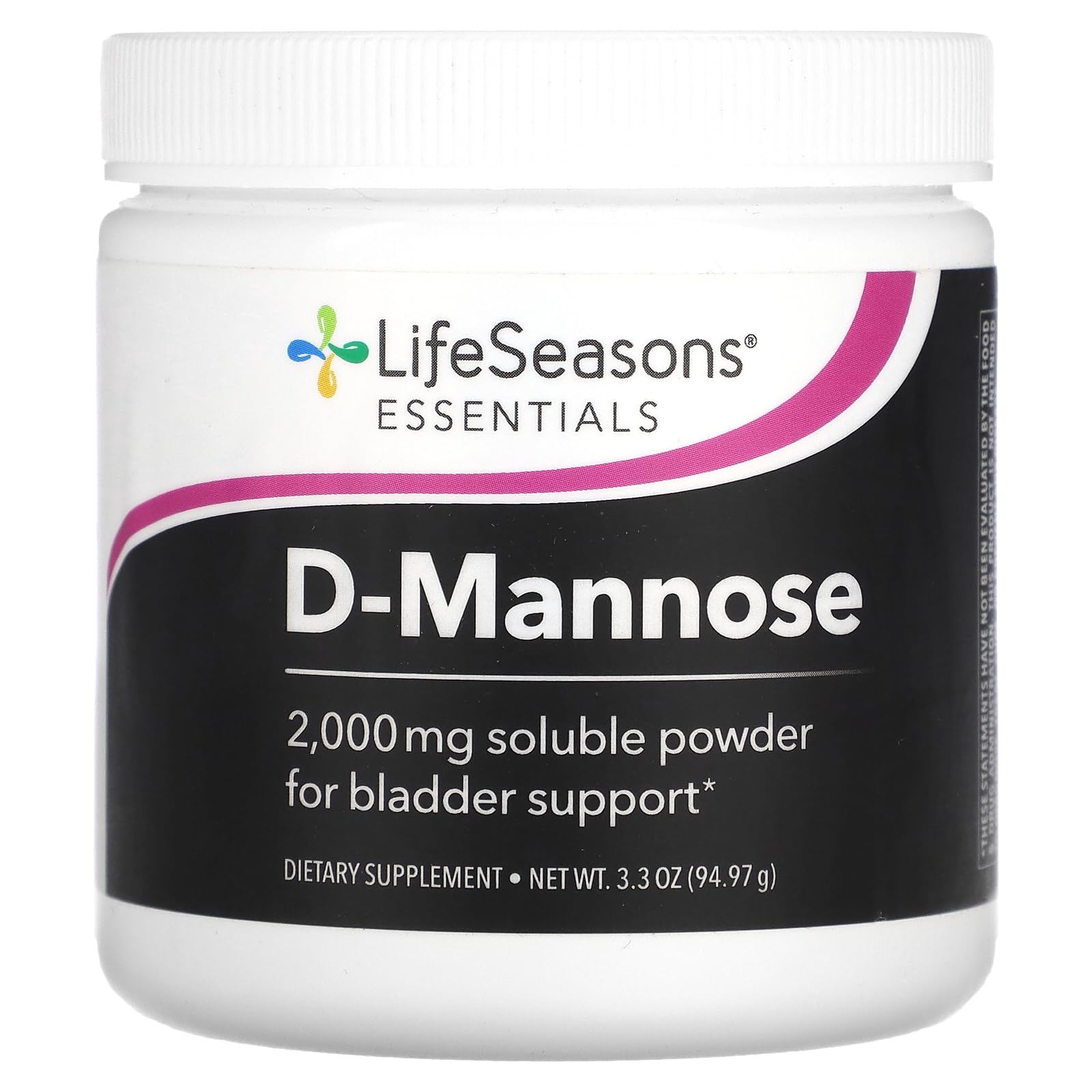 LifeSeasons D-Mannose Powder - Fast-Acting UTI Relief - Urinary Tract Health Supplement - Supports Healthy Levels of Microflora & Eases Bladder Discomfort - 45 Servings LifeSeasonsAu supplements