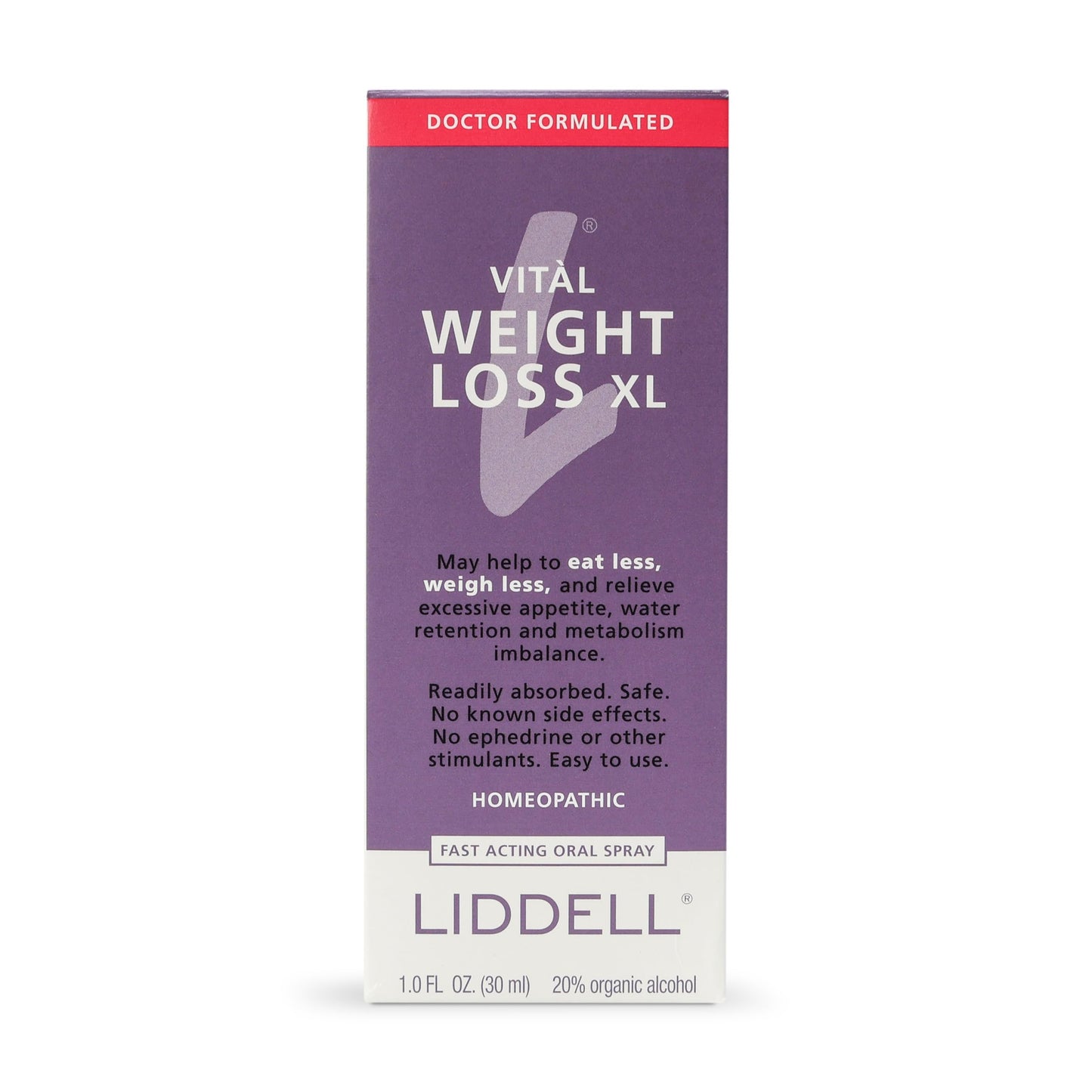 VITL Weight Loss XL Liddell Homeopathic 1 oz Liquid LiddellUS supplements