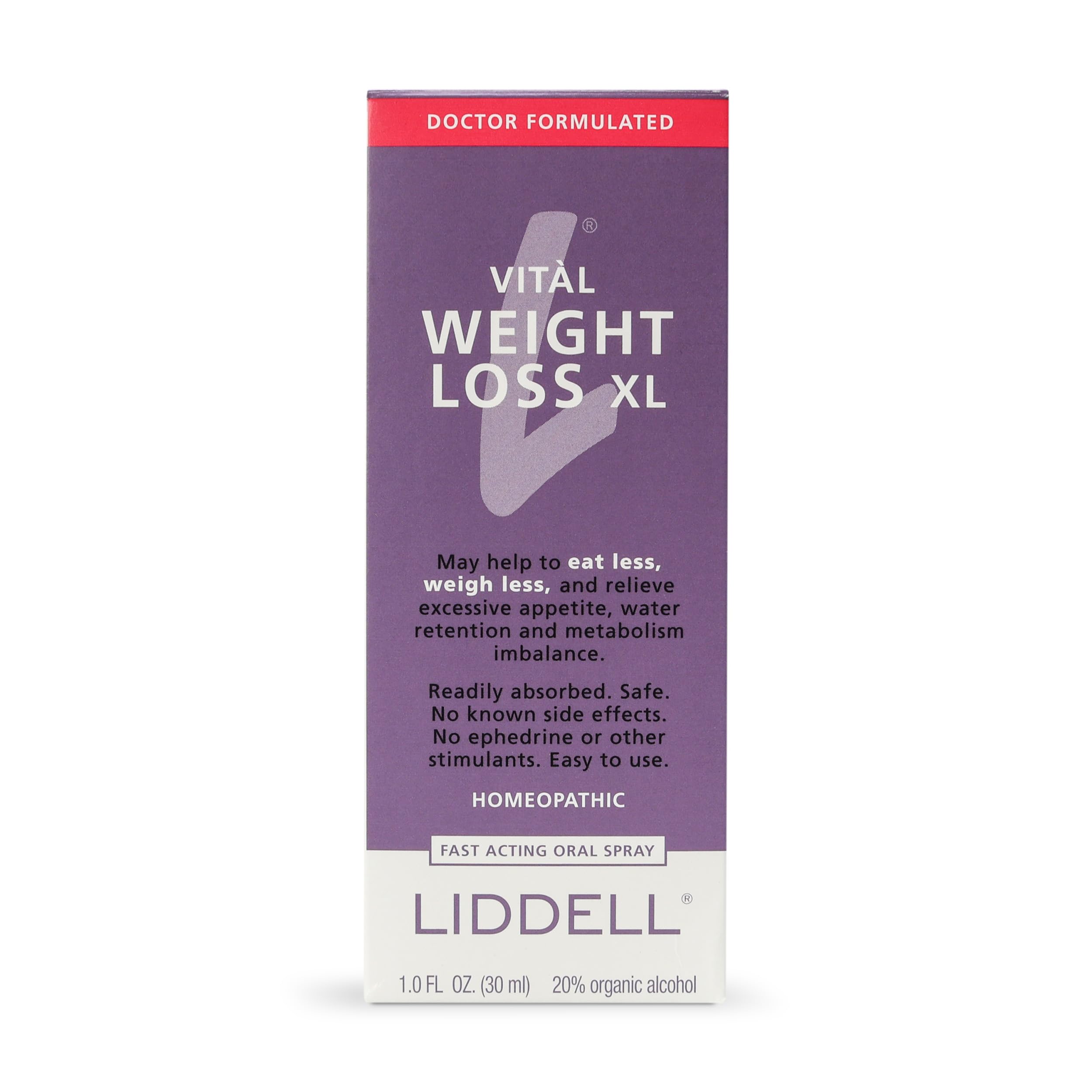 VITL Weight Loss XL Liddell Homeopathic 1 oz Liquid LiddellUS supplements