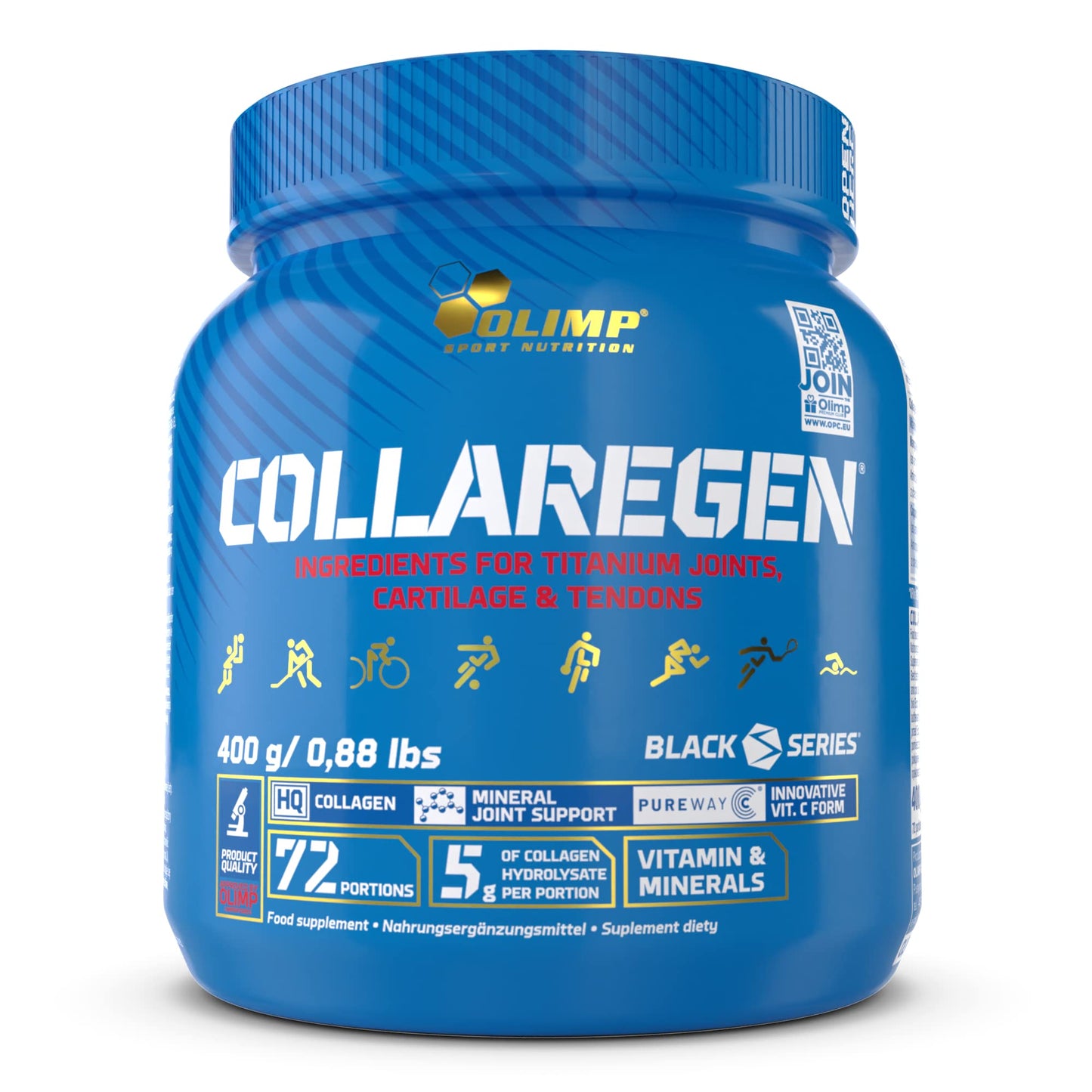 Olimp Labs Collaregen Mineral Supplement, Orange Flavour Powder, 400 g OLIMP SPORT NUTRITIONUS supplements