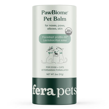 Fera Pets PawBiome® - Cat & Dog Balm for Paws and Nose with Postbiotics - Encourages Skin Recovery - Balances Skin Microbiome - Supports The Skin's Natural Barrier - 2 oz Stick Fera PetsAu supplements