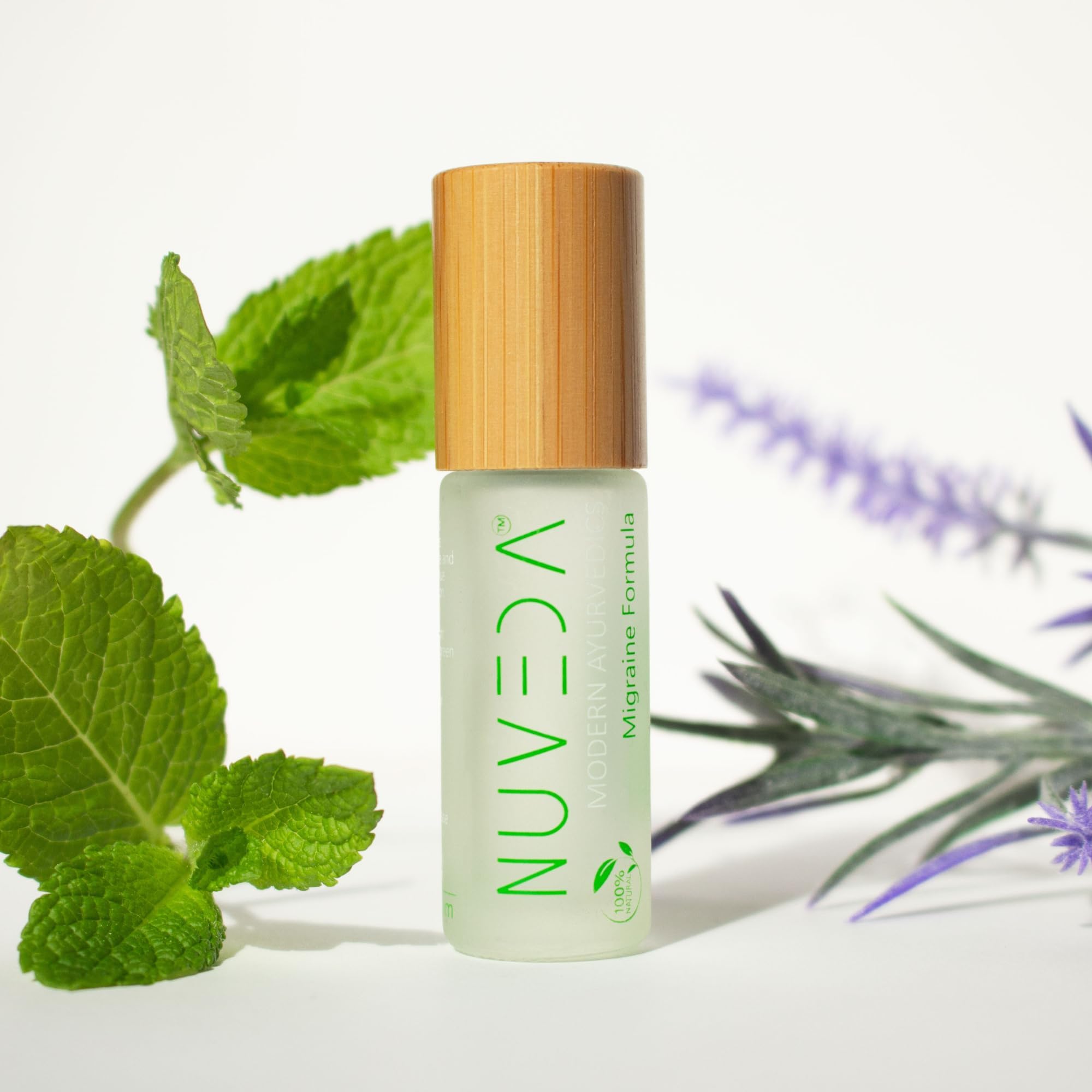 NUVEDA® Advanced Migraine Formula - All Natural Headache Stick | Modern Ayurvedic, Roll On Stick | Therapeutic Grade Essential Oil Aromatherapy | Made in USA NUVEDAAu supplements