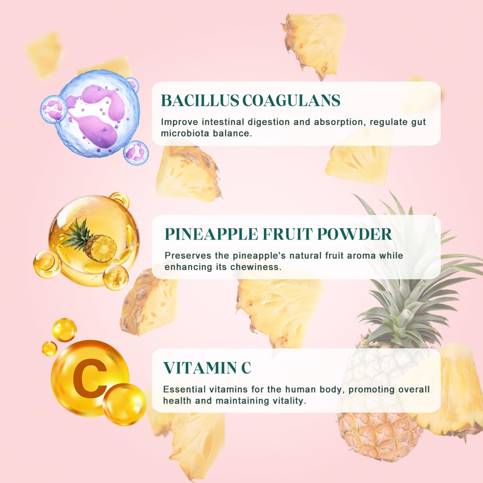 KLKIT Premium Feminine Balance Gummies, Pineapple Vaginal Probiotics for Women, pH Balance Feminine Gummies for Immune Support, Vegan & Gluten Free, 60 Count (30 Servings) KLKITAu supplements