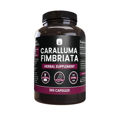 PURE ORIGINAL INGREDIENTS Caralluma Fimbriata (365 Capsules) No Magnesium Or Rice PURE ORIGINAL INGREDIENTSUS supplements