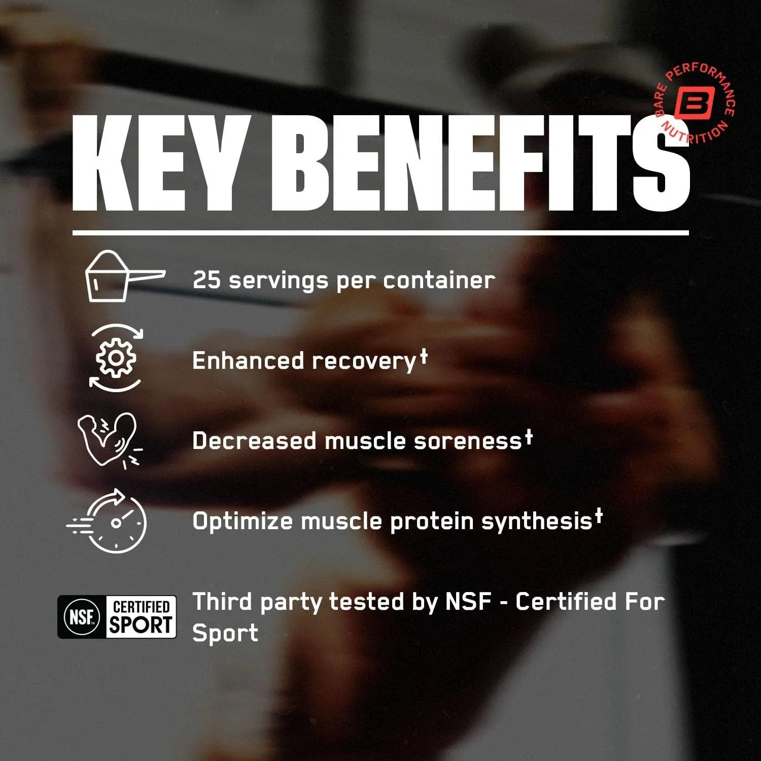 BARE PERFORMANCE NUTRITION BPN Strong Multi-Vitamin 30 Day Supply + Recover Post-Workout Muscle Recovery Drink Mix BARE PERFORMANCE NUTRITIONAu supplements