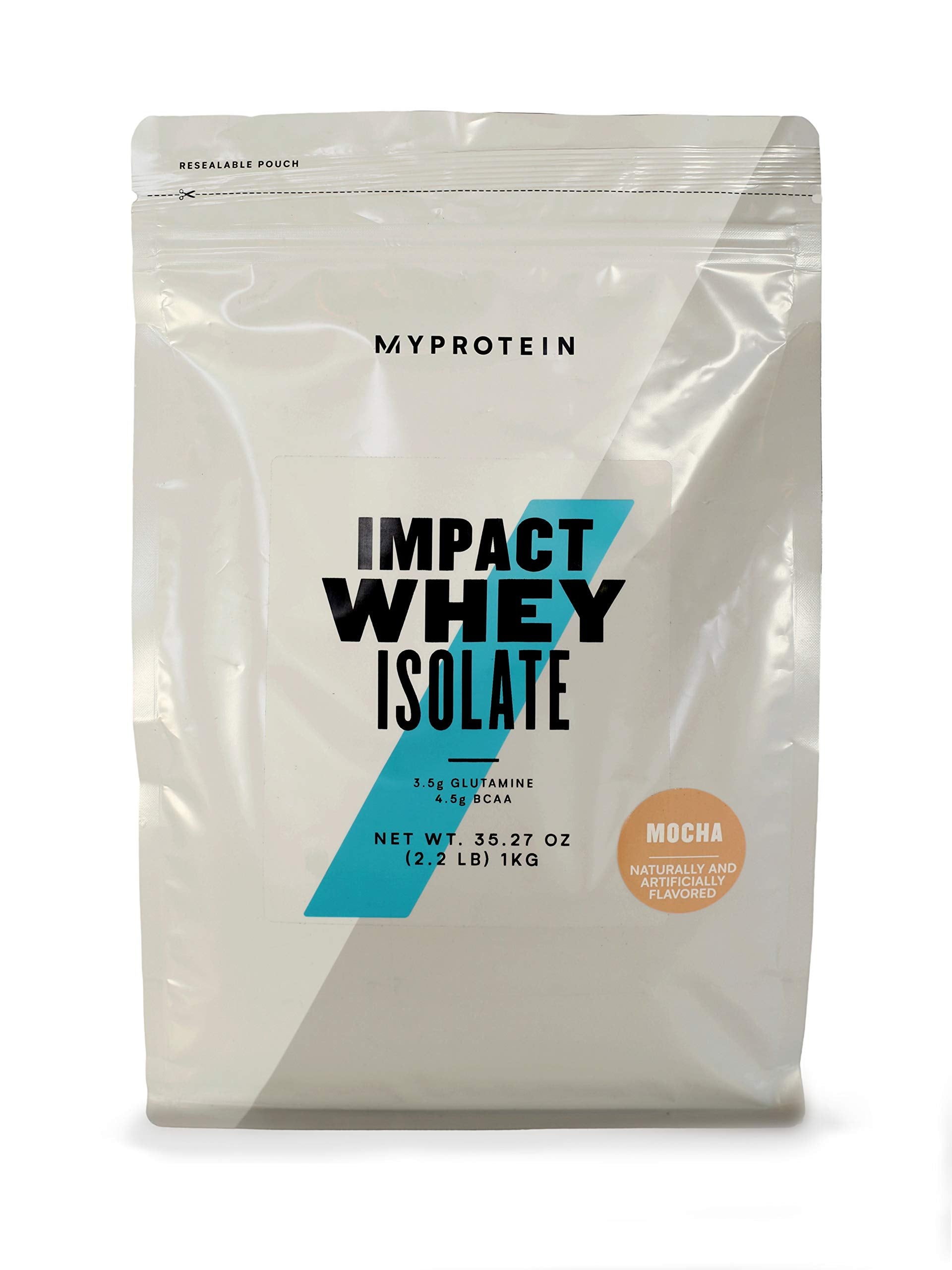 Myprotein Impact Whey Isolate - Mocha, 2.2 Lbs (40 Servings) MyproteinUS supplements