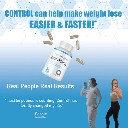 Control-Appetite Suppressant for Weight Loss | Hunger Suppression, Fat & Carb Blocker iQ Supplement LabsUS supplements