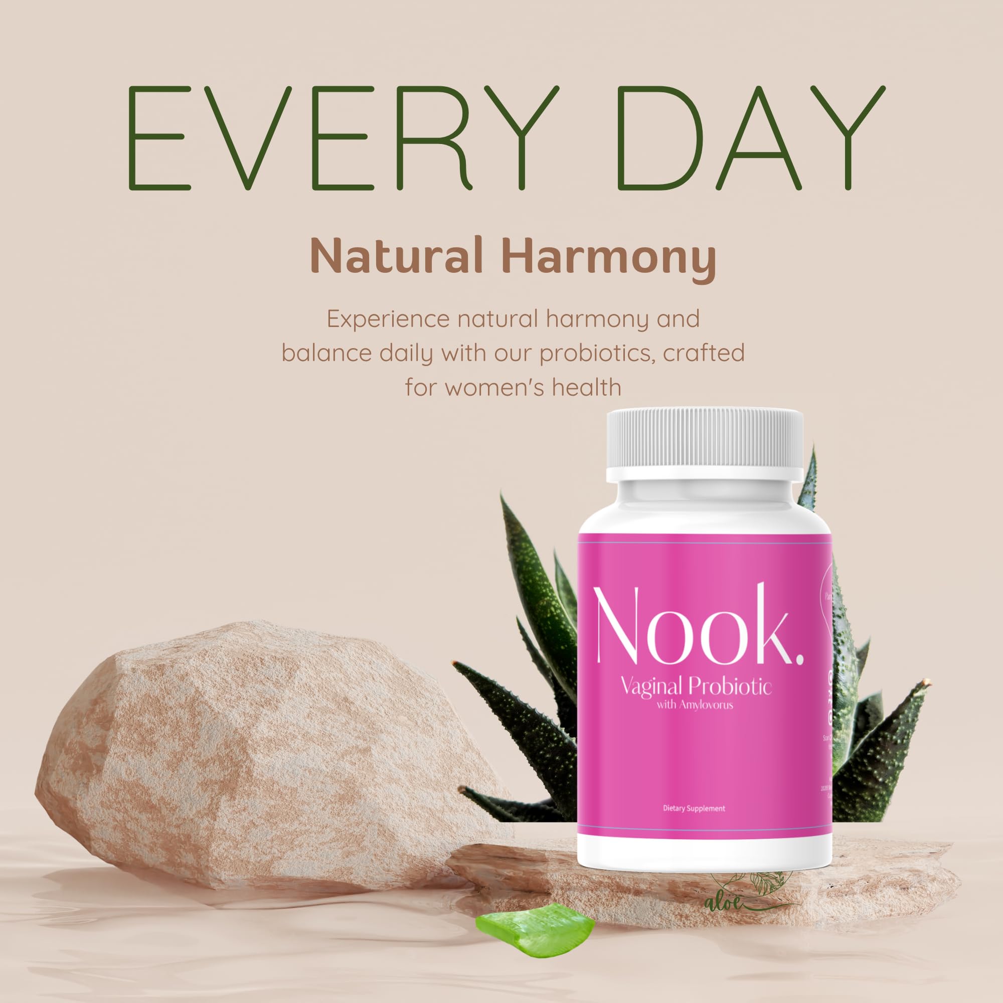 Nook Vaginal Probiotics for Women - pH Balance & Odor Control Feminine Health Supplements NookAu supplements