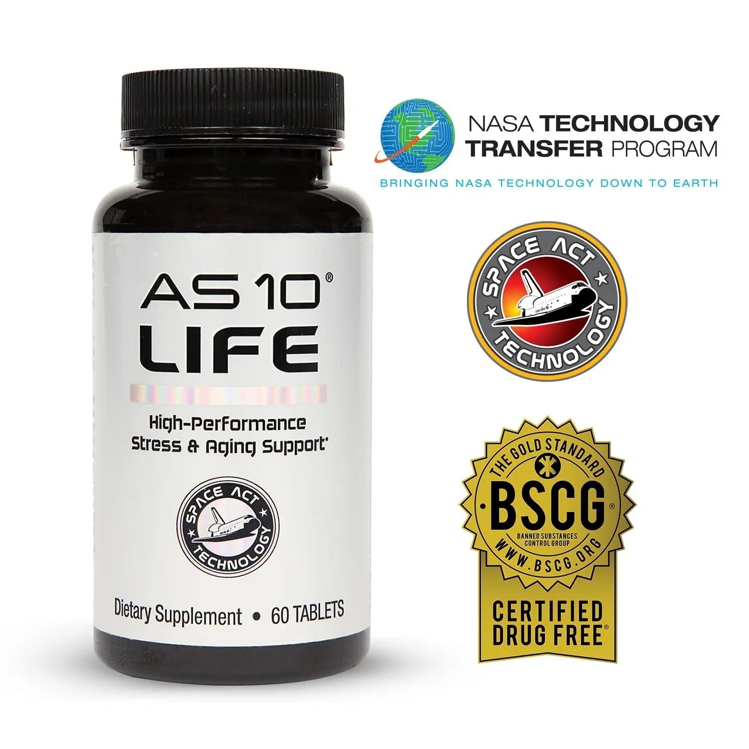 Nugevity AS 10® Life – Stress, Immune Support and Anti Aging Supplement - Multivitamin and Antioxidants Tablet, Resveratrol, Alpha Lipoic Acid NugevityAu supplements