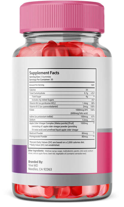 VIVE MD Keto Drops ACV Gummies Keto Drops ACV Gummies 525 MG Keto Drops Gummies VIVE MDUS supplements