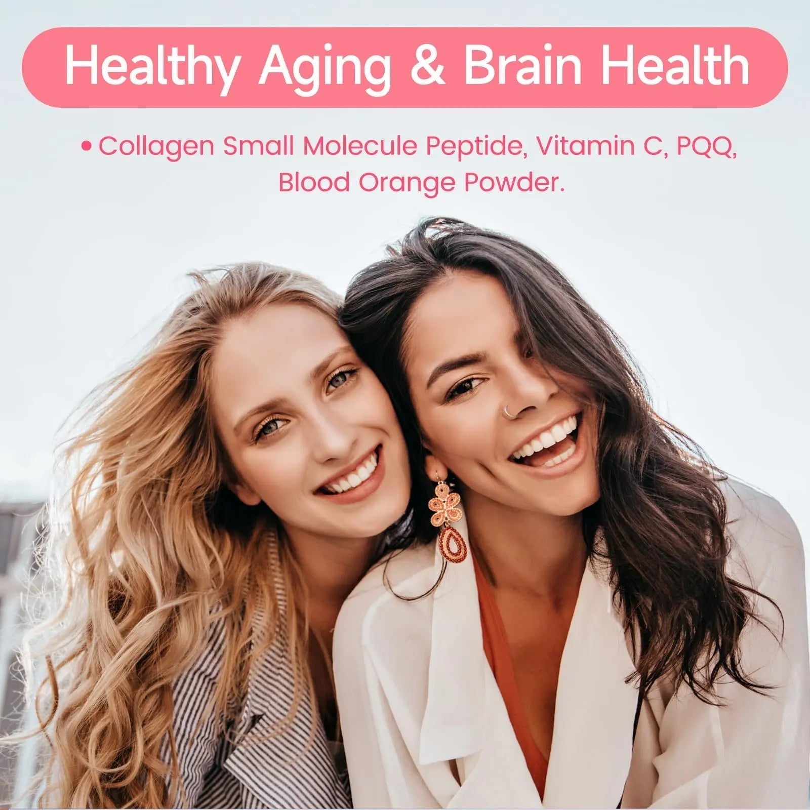 Women's Daily Vitamin Packs with Collagen Peptide, PQQ, 4-IN-1 Multivitamins For Women Health Supports Immune Health, Skin, Brain REOTTAu supplements