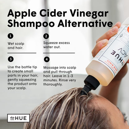 dpHUE Apple Cider Vinegar Hair Rinse, 8.5 oz - Shampoo Alternative & Scalp Cleanser dpHUEUS supplements