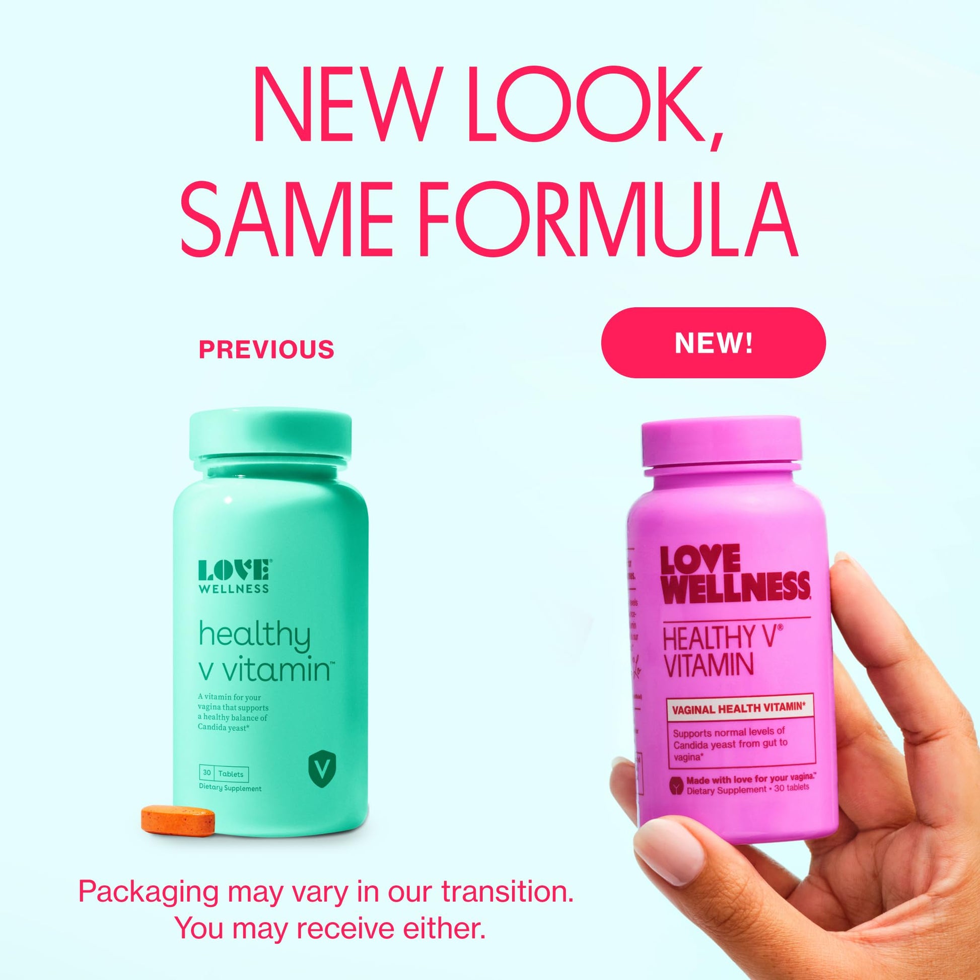 Love Wellness Healthy V Vitamin | Women's Vaginal Health Supplement | pH Balance, Gut Health & Immune Support Supplement | Balance of Candida Yeast with Turmeric, Garlic & Coconut Oil | 30 Count Love WellnessUS supplements