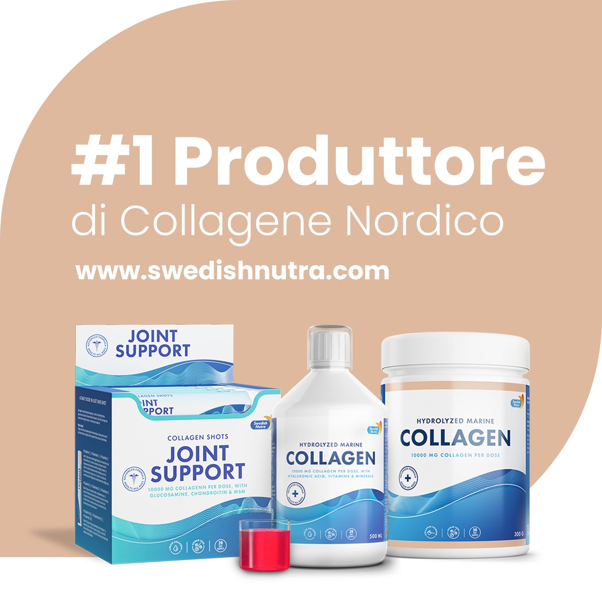 100% Marine Collagen Powder 300g I Pure Hydrolyzed Collagen Powder (Type I & III) Swedish NutraAu supplements