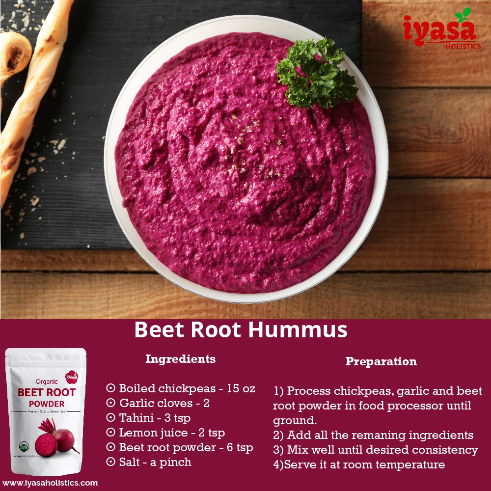 Iyasa Organic Beet Root Powder, Plant Based, Vegan, Gluten-Free, Beetroot Superfood Iyasa HolisticsAu supplements