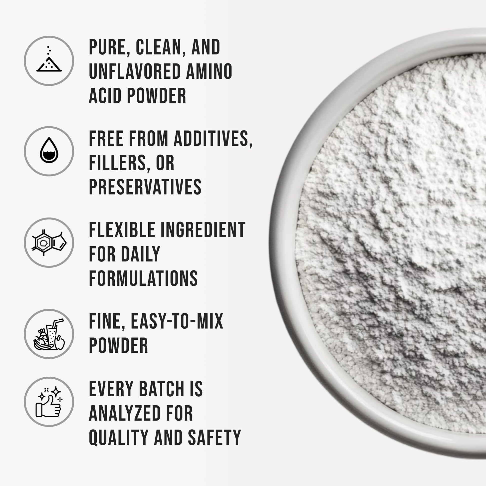 Pure L-Theanine Powder Unflavored Amino Acid Supplement Powder from Fine L-Theanine for Smooth Mixing Vegan Friendly Non-GMO No-Additives for Smoothies Drinks and Daily Nutrition Support, 3.2 oz (90g) WHYZAu supplements