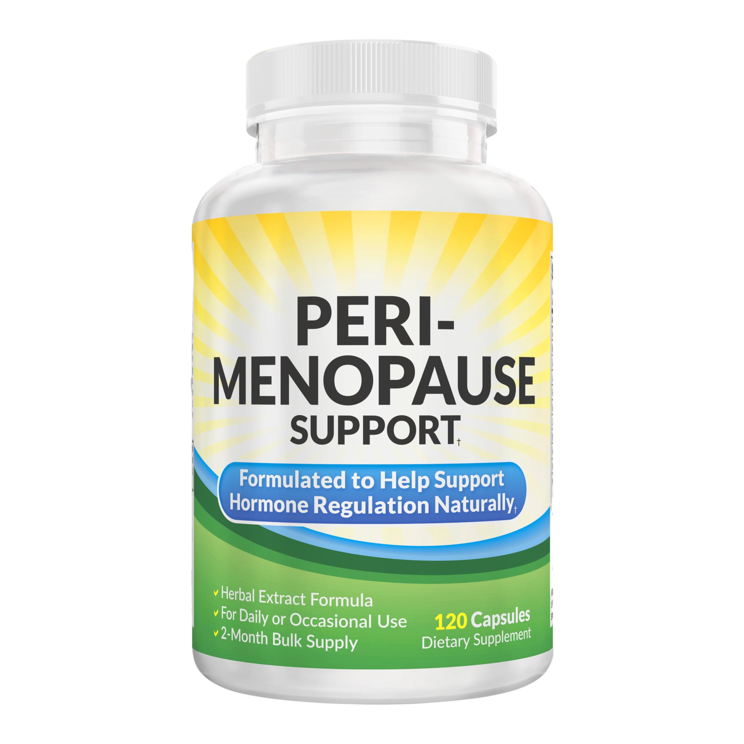 Perimenopause Support (2-Month) Supplement Blend | Women's Health & Hormone Support with 11 Herbs & Extracts | Female Hormonal Balance Supplements | 60-Day Bulk Supply | 120 Capsules Elevate Recovery SupplementsAu supplements