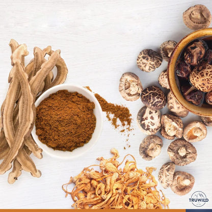 TruWild Adaptogen Blend with Cordyceps Maca Ashwagandha - Full Spectrum Mushroom TruWildUS supplements