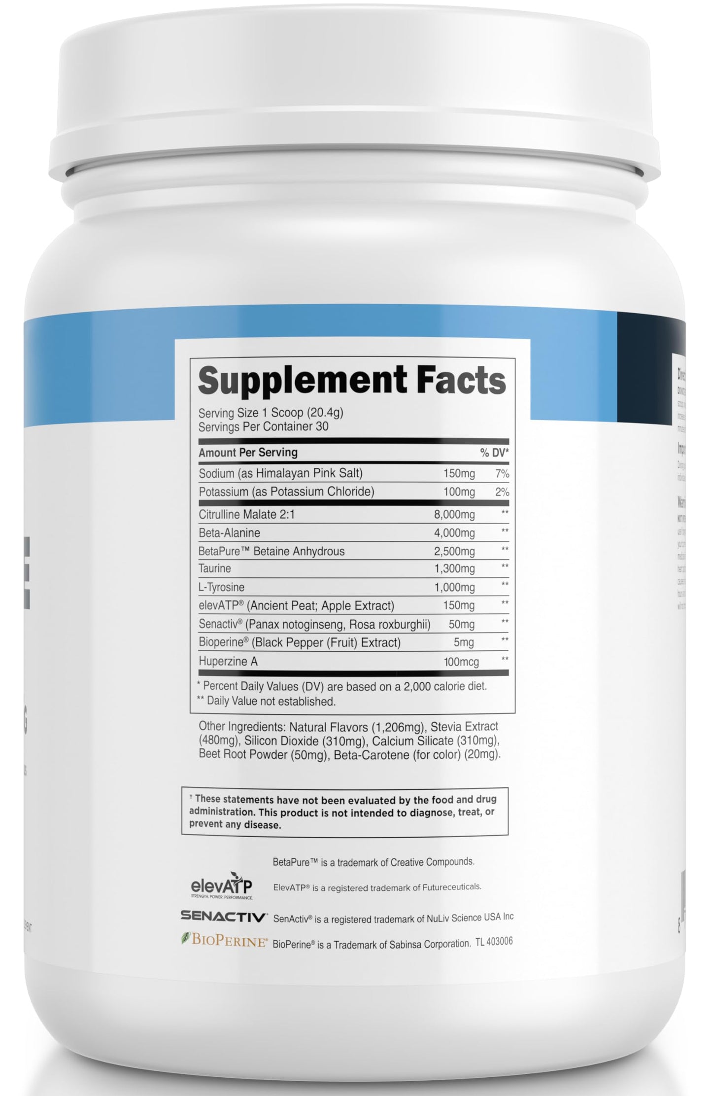 Transparent Labs Stim-Free Pre-Workout - Caffeine & Stim Free Pre Workout Powder Transparent LabsUS supplements