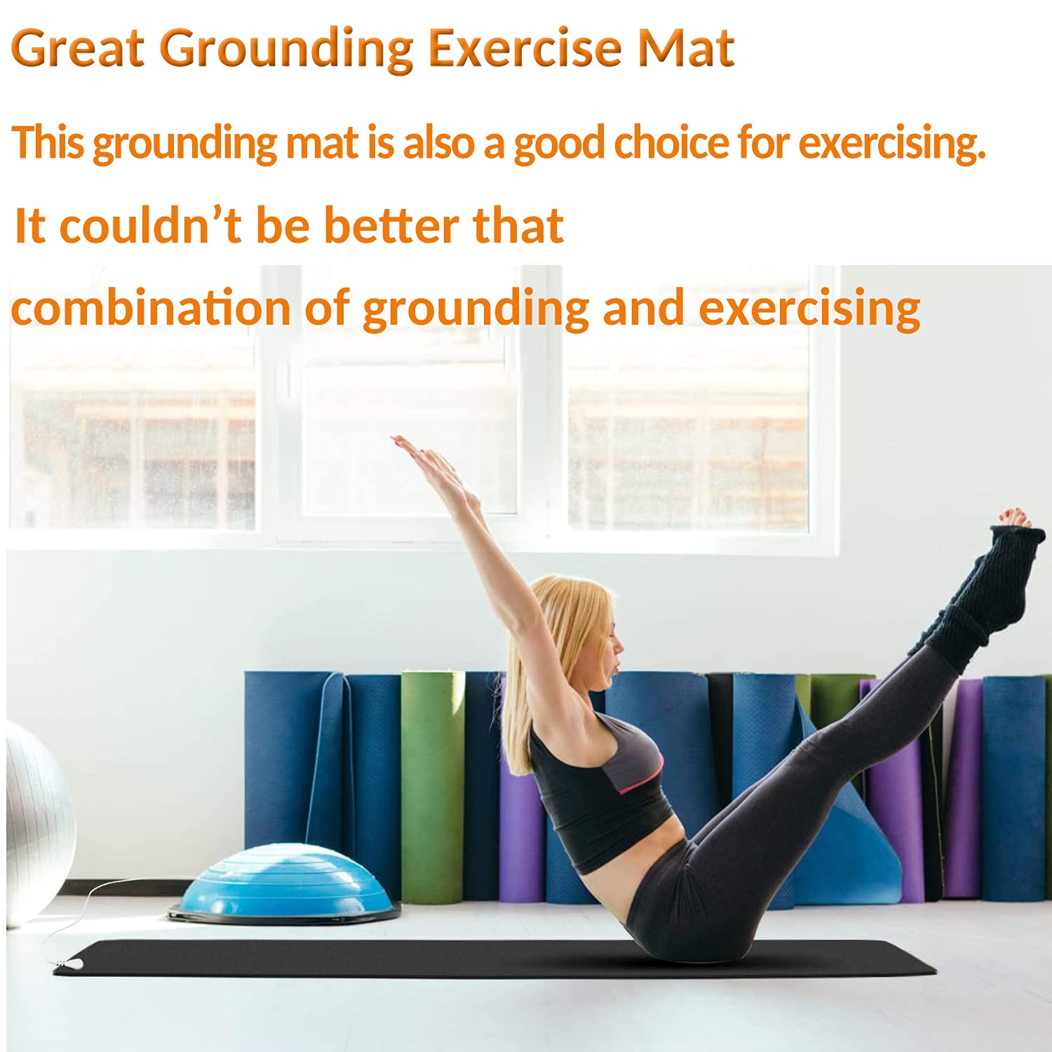 Grounding Mat for Improving Sleep, Grounding Pad for Health, Grounding Bed Mat with Grounding Cord VAJOOCLLAu supplements
