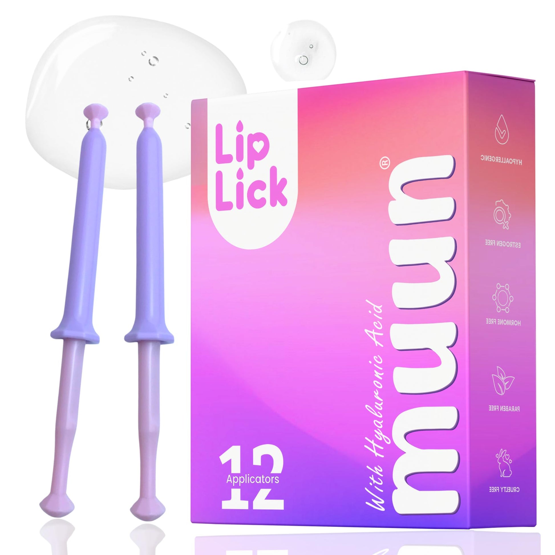 Muun Vaginal Moisturizer - Pack 12 Immediate Intimate Hydration - Dryness Burning Itching MuunAu supplements