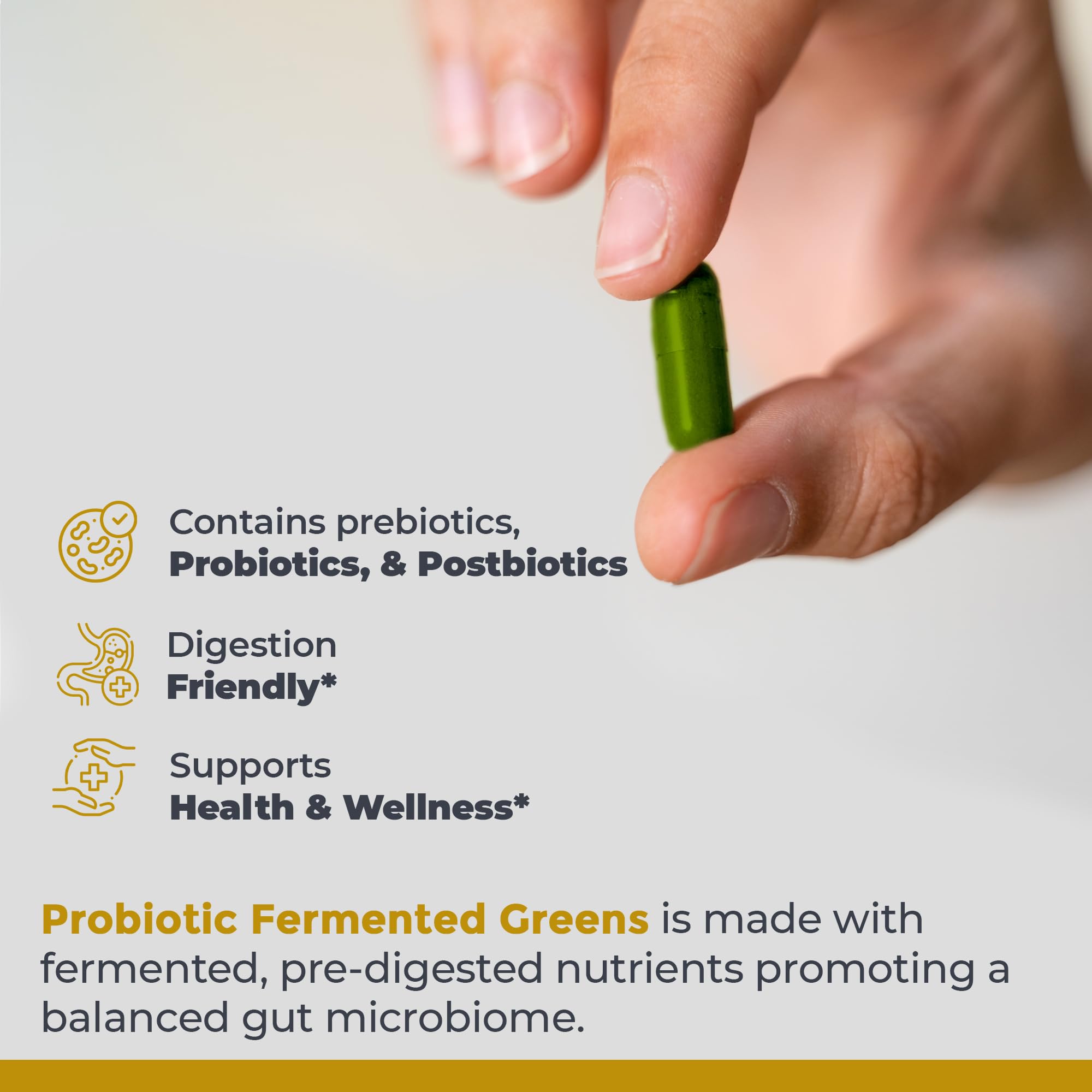 Premier Research Labs Probiotic Fermented Greens - Super Greens Supplement, Superfood Blend, Organic Vitamins with Probiotic - Daily Greens with Spinach, Chlorella, & More - 150 Powder Filled Capsules Premier Research LabsAu supplements