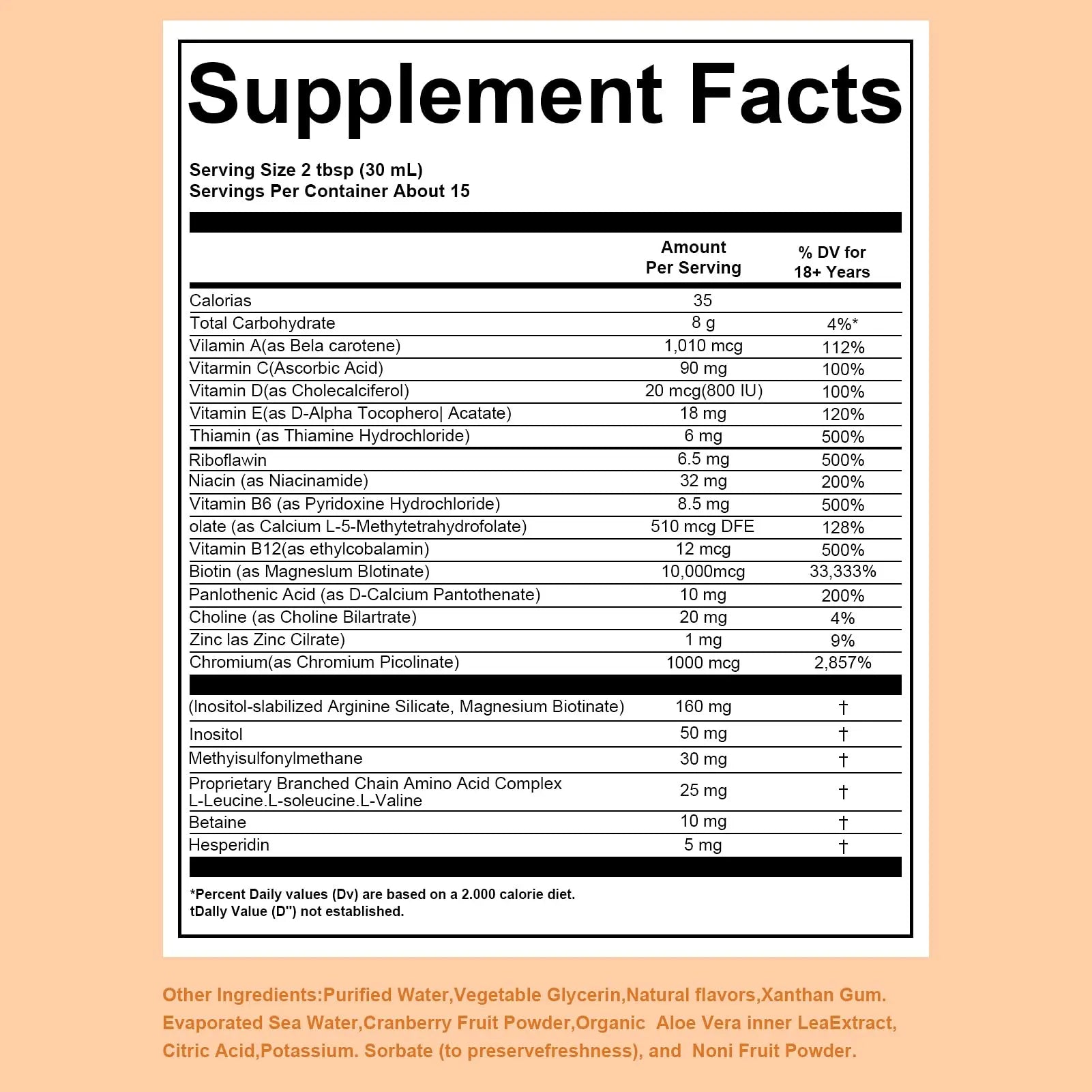 Zeniber MaayRuth Multivitamins Hair Growth&Liquid Multivitamins for Women, Biotin 10000mcg Liquid Multivitamin Hair Growth Supplement, 15.22 OZ ZeniberAu supplements