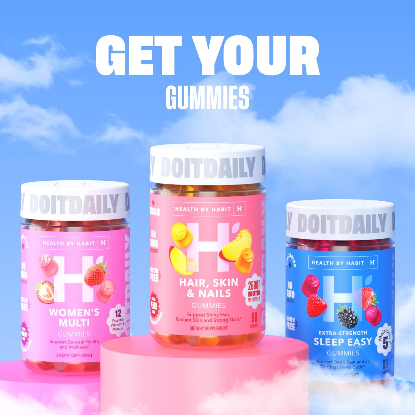 Health By Habit Womens Multivitamin Gummies (60 Gummies) - Non-GMO, Gluten Free Health By HabitUS supplements