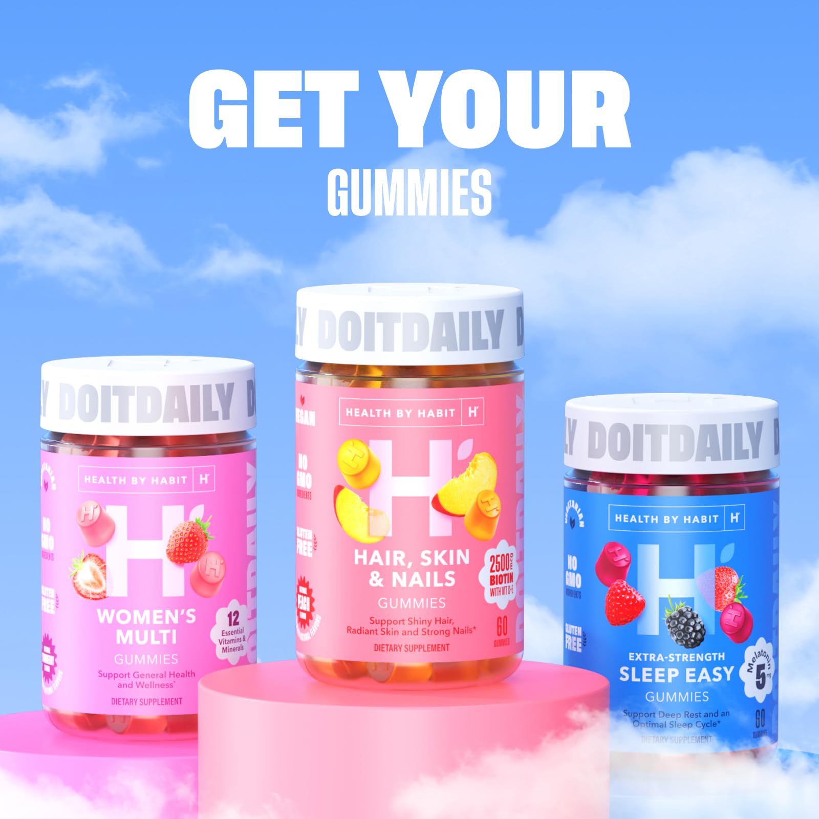 Health By Habit Womens Multivitamin Gummies (60 Gummies) - Non-GMO, Gluten Free Health By HabitAu supplements
