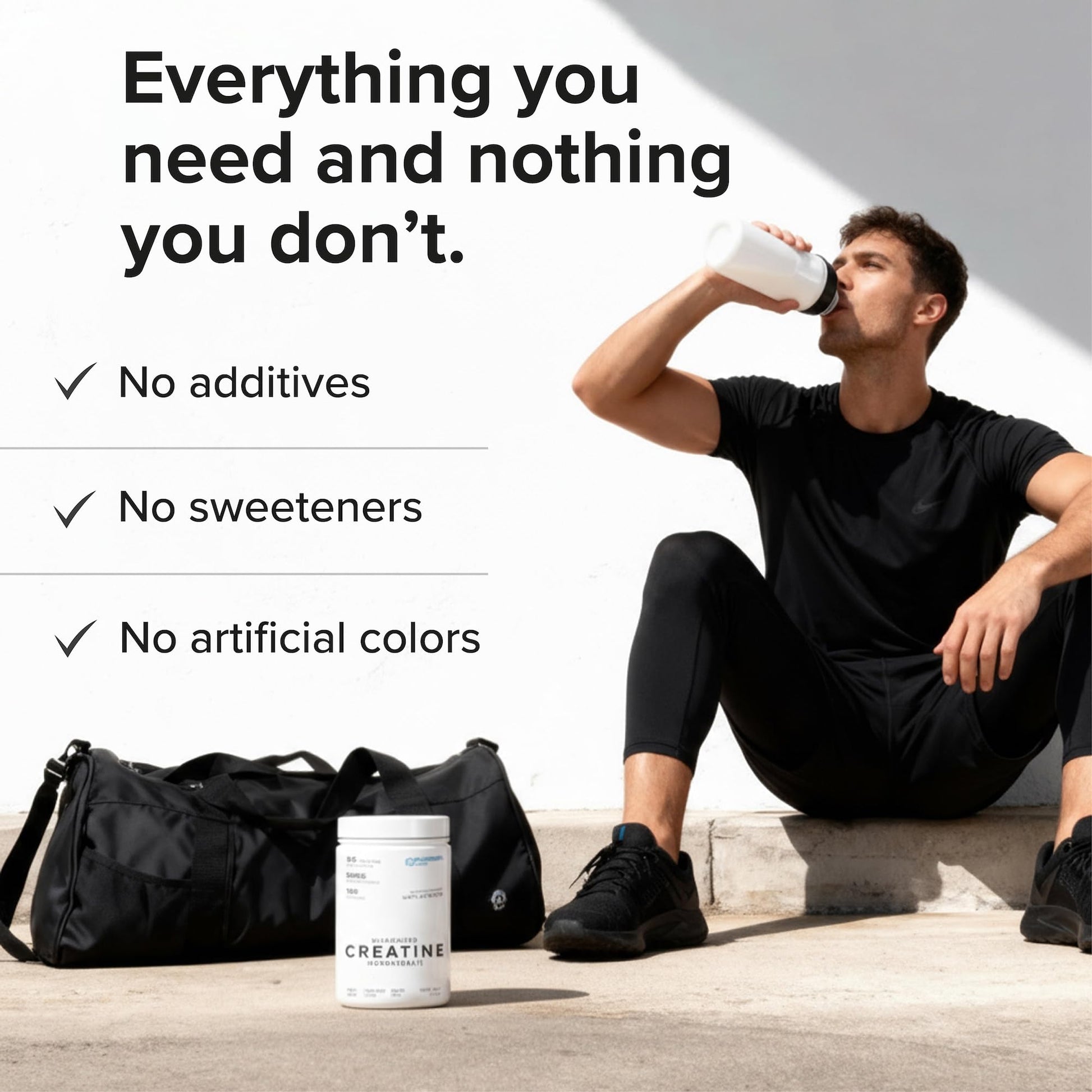 Puregen Labs Micronized Creatine Monohydrate Powder 500g – Pure, Unflavored, No Additives | 5000mg Per Serv (5g) - 100 Servings | Third Party Tested for Quality P Puregen LabsAu supplements